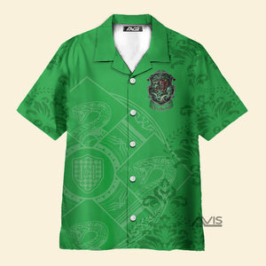 Avis89 Wizard And Witch Slytherin Summer Vibe Costume Cosplay - Hawaiian Shirt