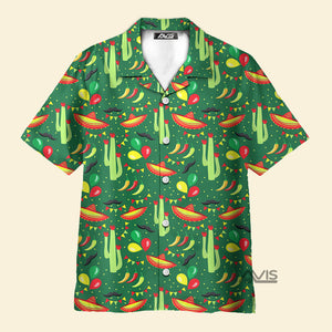 Avis89 Cinco De Mayo Festive Mexican Party Pattern - Hawaiian Shirt