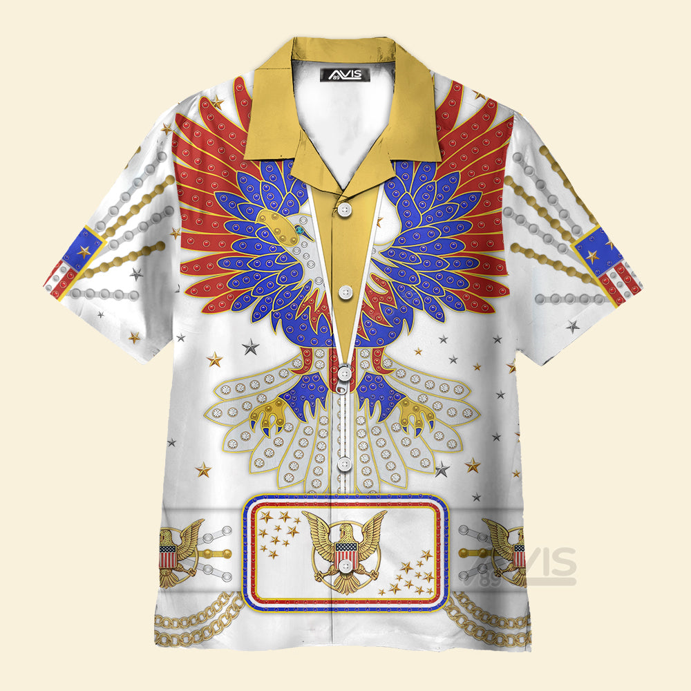 Avis89 Elvis New Generation Eagle - Costume Cosplay Hawaiian Shirt