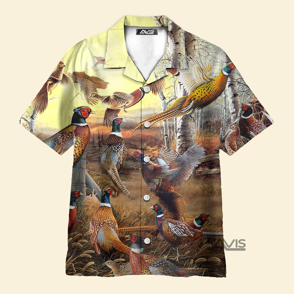 Avis89 Hunting Animals Its Time For Pheasant Hunting - Gift For Hunting Lovers - Hawaiian Shirt