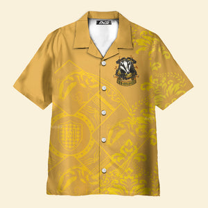 Wizard And Witch Hufflepuff Summer Vibe Costume Cosplay - Hawaiian Shirt