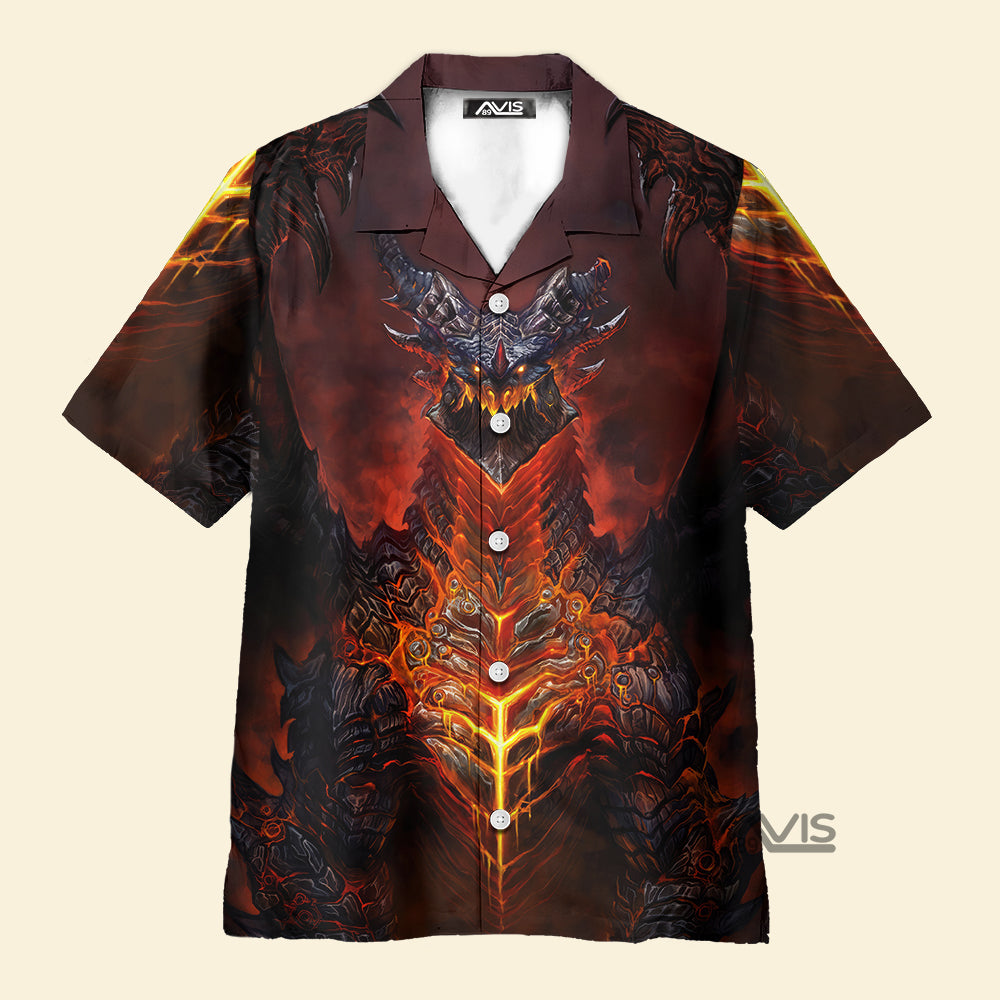 Volcanic Dragon - Gift For Men And Women  - Hawaiian Shirt