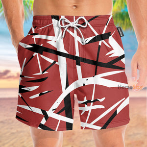 Red Frankenstrat Strings Cosplay Costume - Beach Shorts