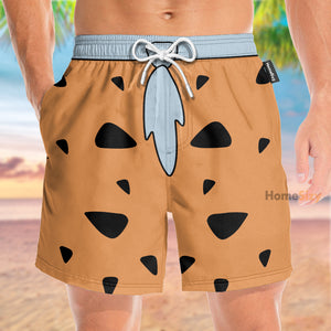 The Flintstones Moive Fred Cosplay Costume - Beach Shorts