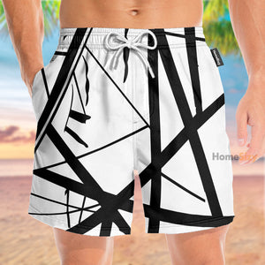 White Frankenstrat Strings Cosplay Costume - Beach Shorts