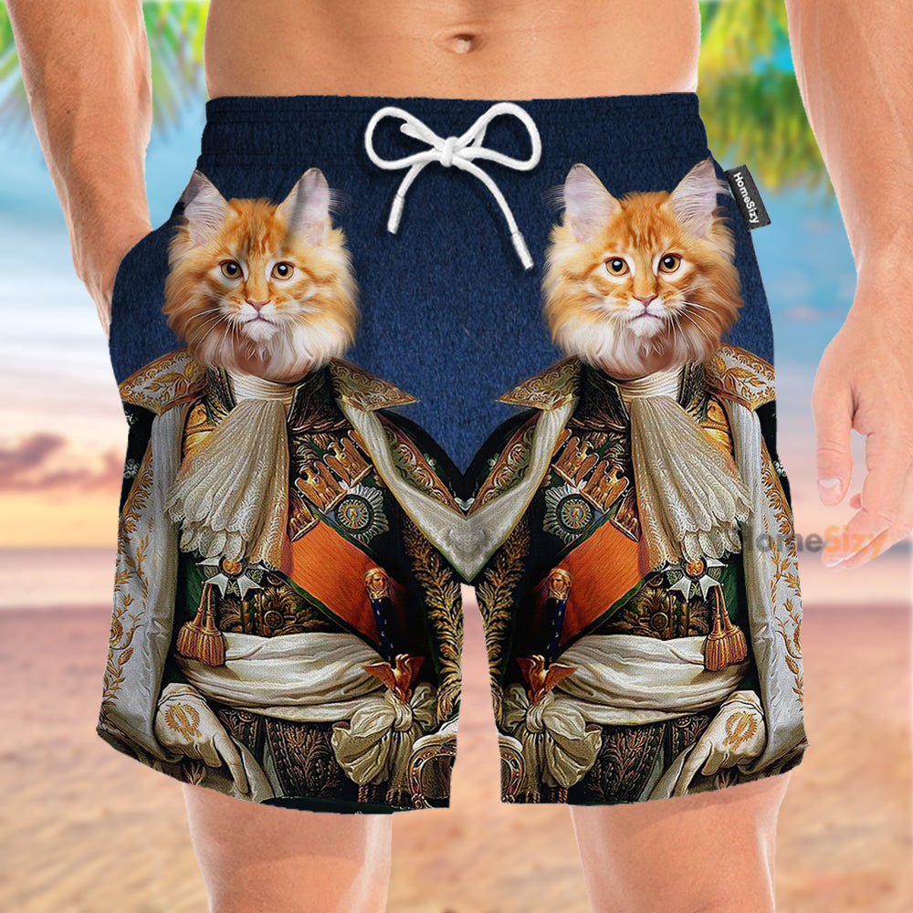 Napoleon Persian Cat - Beach Shorts