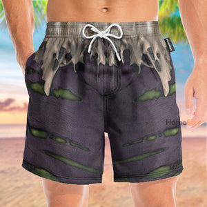 Movie Incredible Hulk Cosplay Costume - Beach Shorts