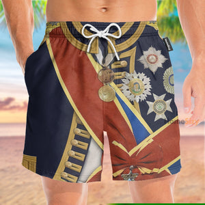 Horatio Nelson Cosplay Costume - Beach Shorts