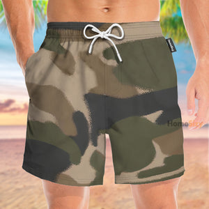 Bright Camouflage Pattern - Beach Shorts