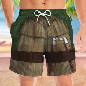 TMNT Michelangelo Mike Mikey Cosplay Costume - Beach Shorts