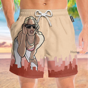 GTA San Andreas Gameplay Cosplay Costume - Beach Shorts