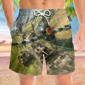 War Thunder Airplane - Beach Shorts