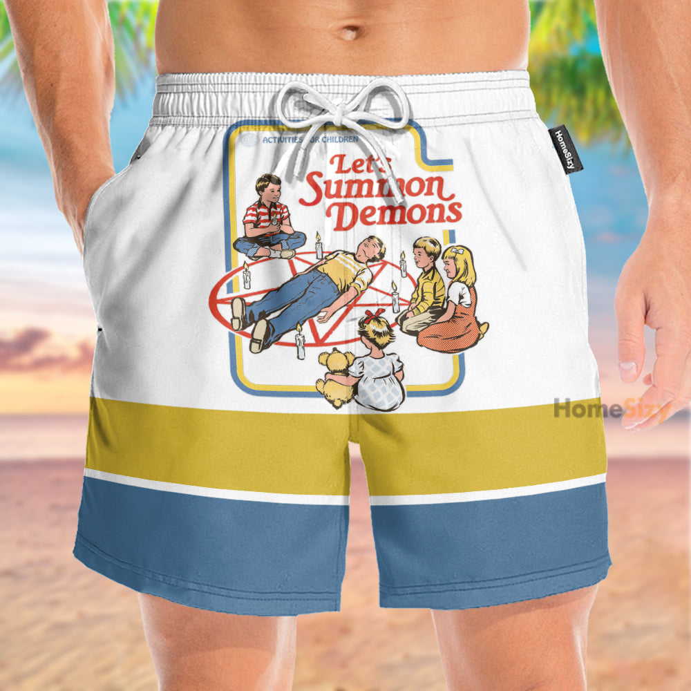 Let's Summon Demons - Beach Shorts