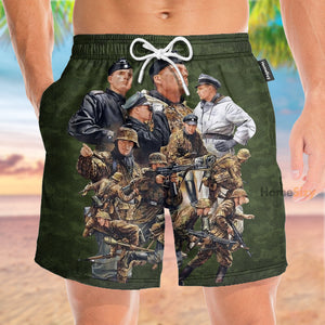 German Army Tropical - Beach Shorts