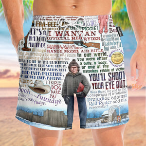 A Christmas Story Quote - Beach Shorts