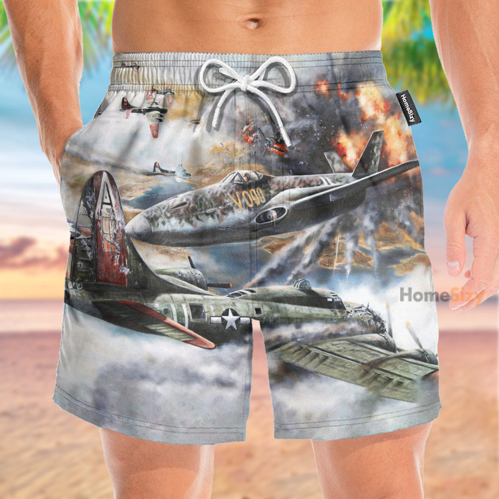 Combat Aircraft - Beach Shorts