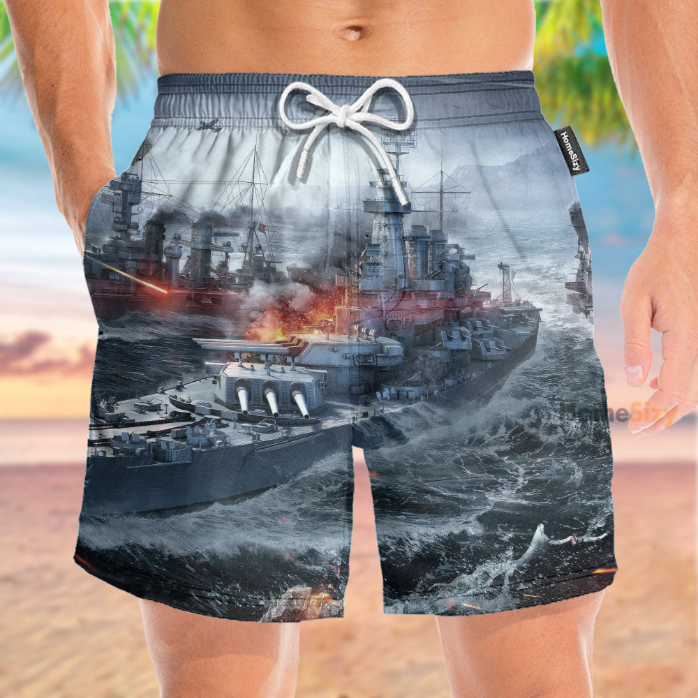 World Of Warships - Beach Shorts