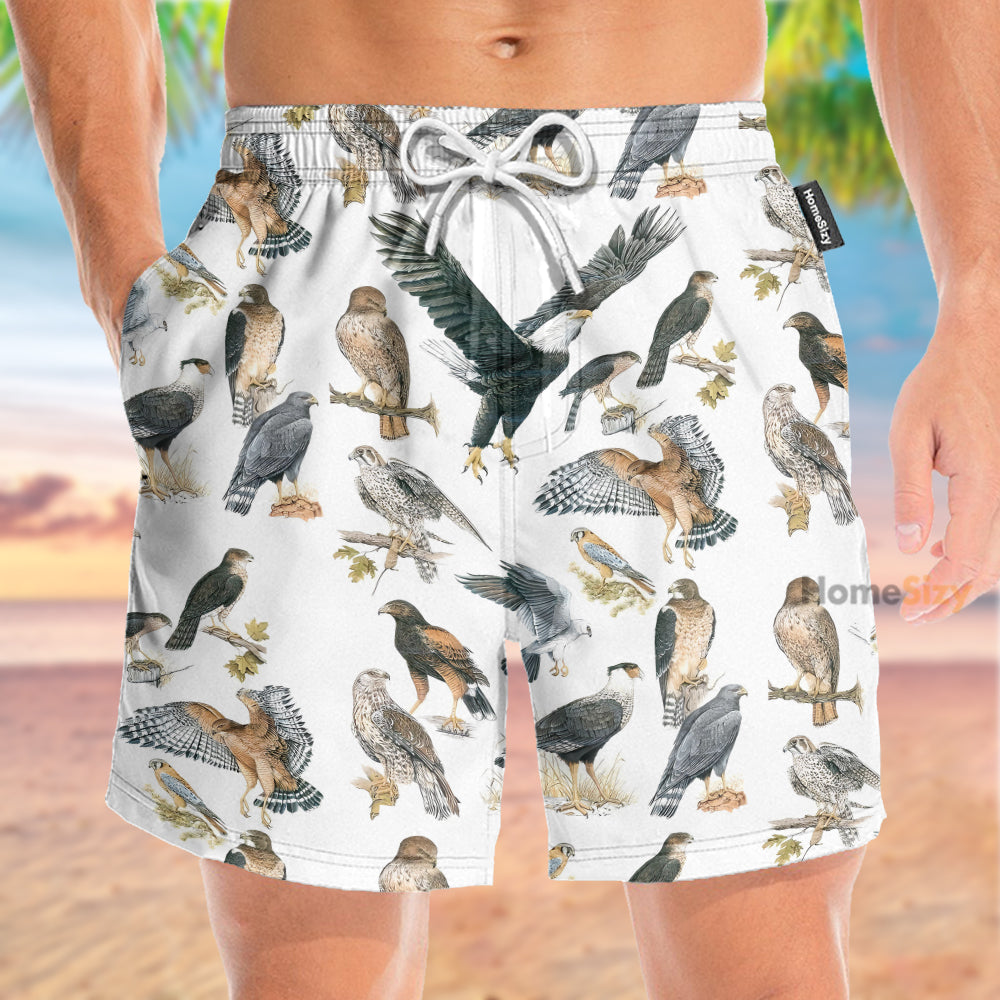 Bird Of Prey Tropical - Beach Shorts