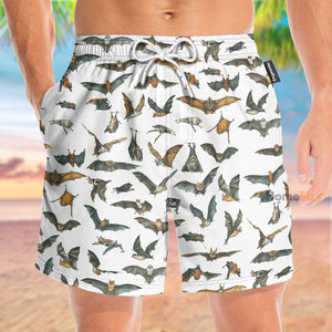 Bats Birthday Party - Gift For Wild Animals Lovers - Beach Shorts