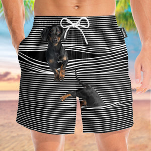 Magic Dachshund Dog - Gift For Dog Lovers - Beach Shorts