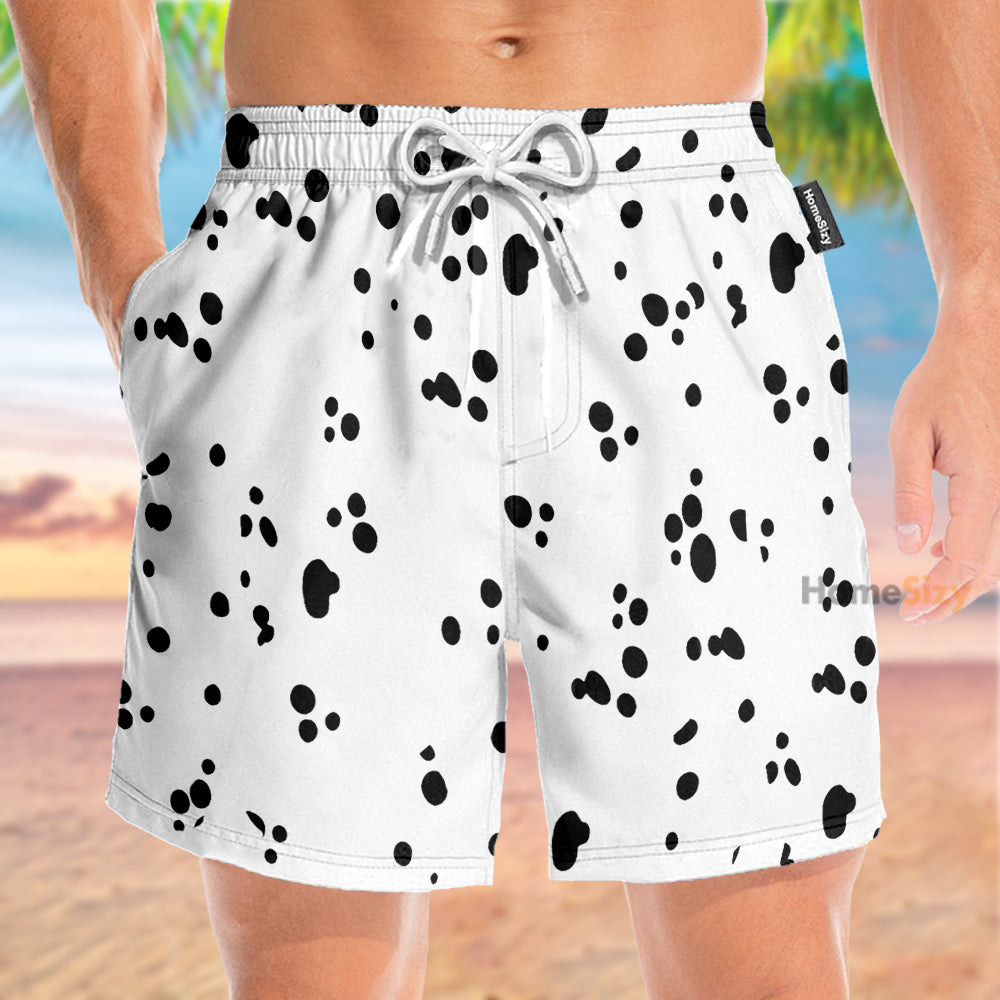 Dog Dalmatian Cosplay Costume Funny - Beach Shorts