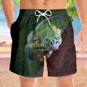 Animal Cool Snake Tropical - Beach Shorts