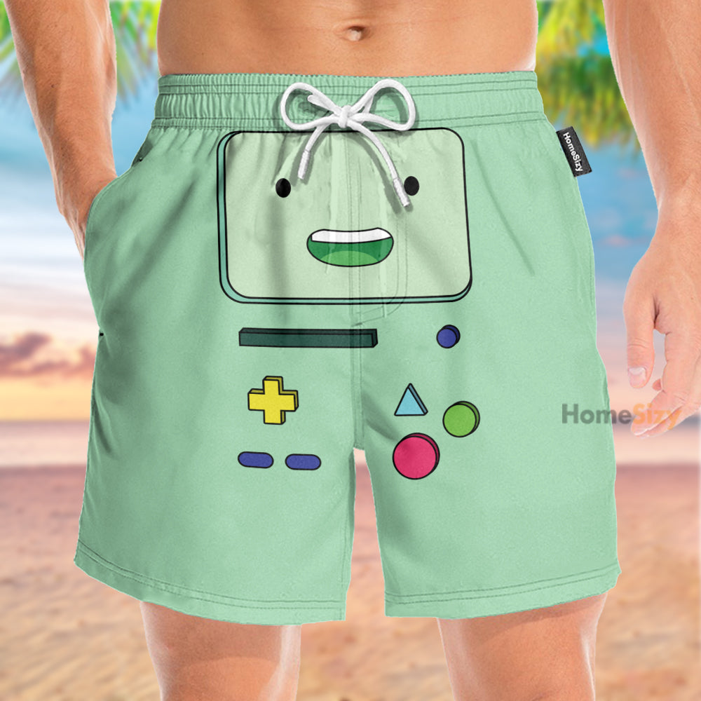 Adventure Time Movie BMO Cosplay Costume - Beach Shorts