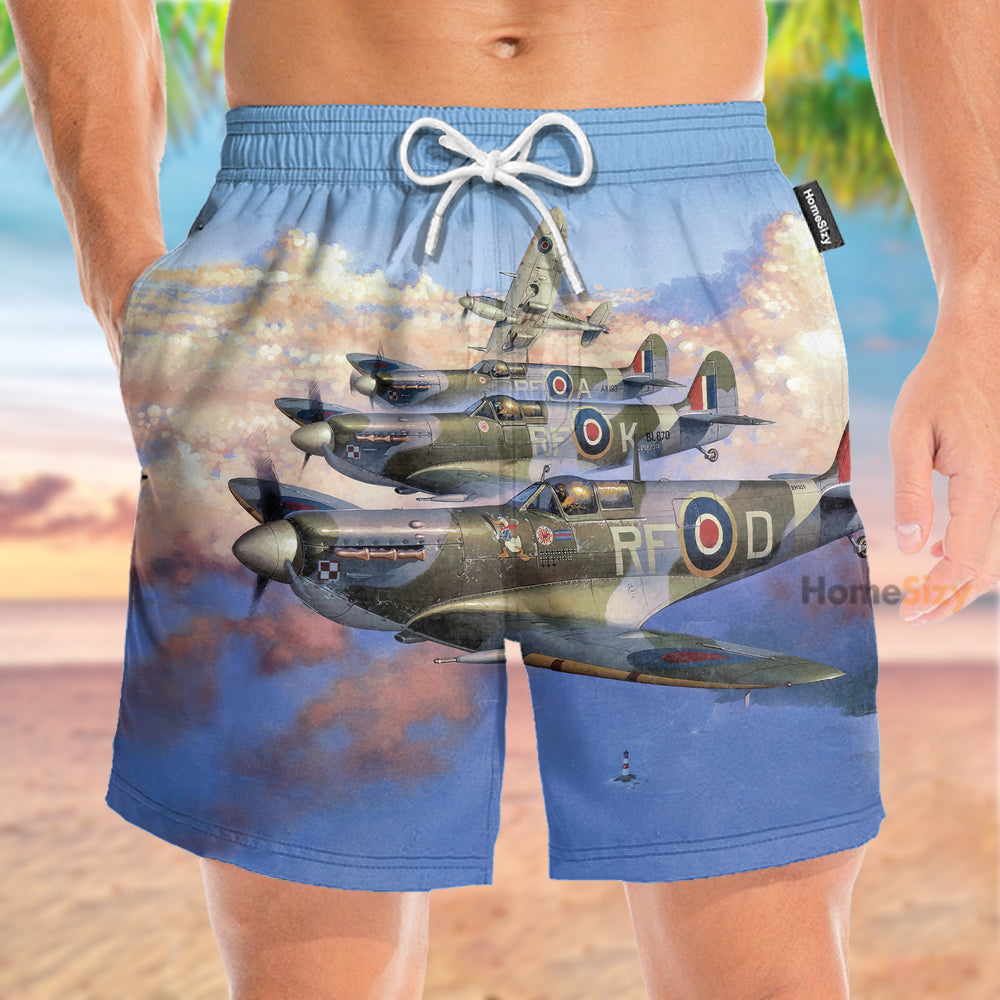 Supermarine Spitfire - Beach Shorts