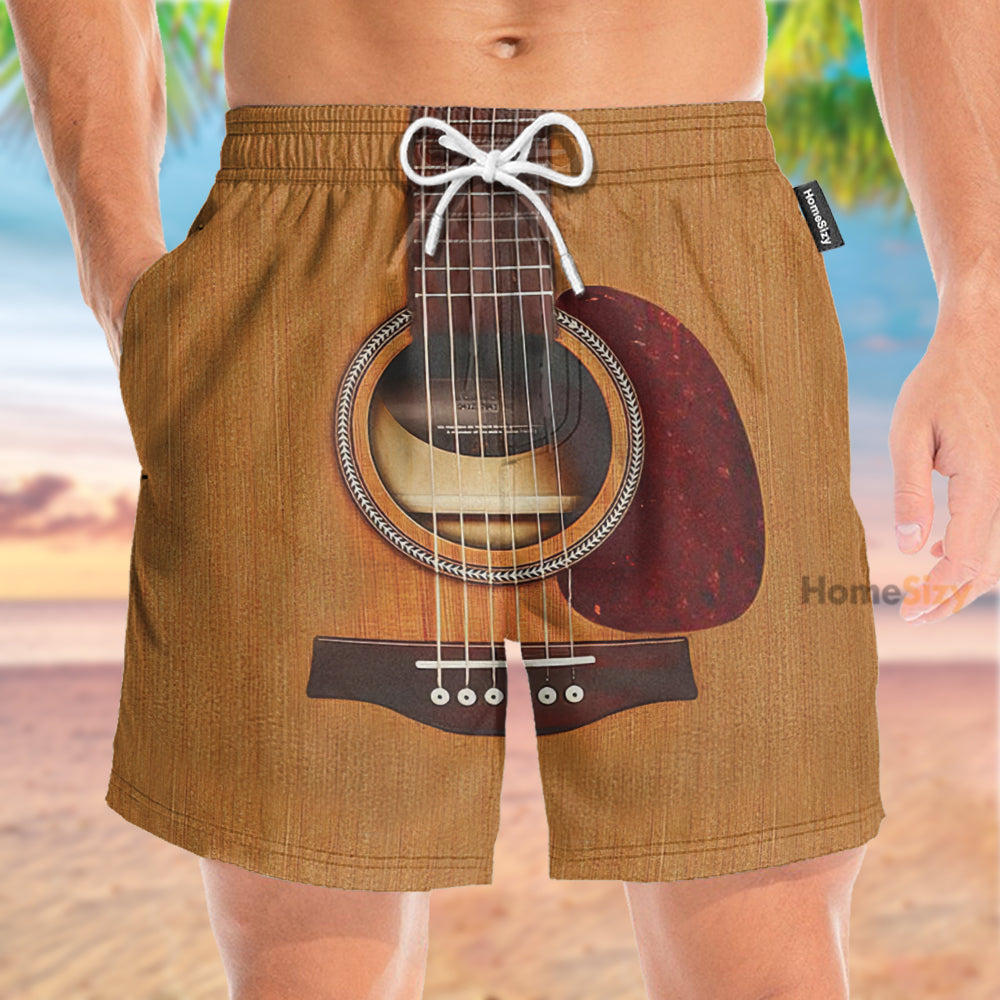 Acoustic Guitar Cosplay Costume - Beach Shorts