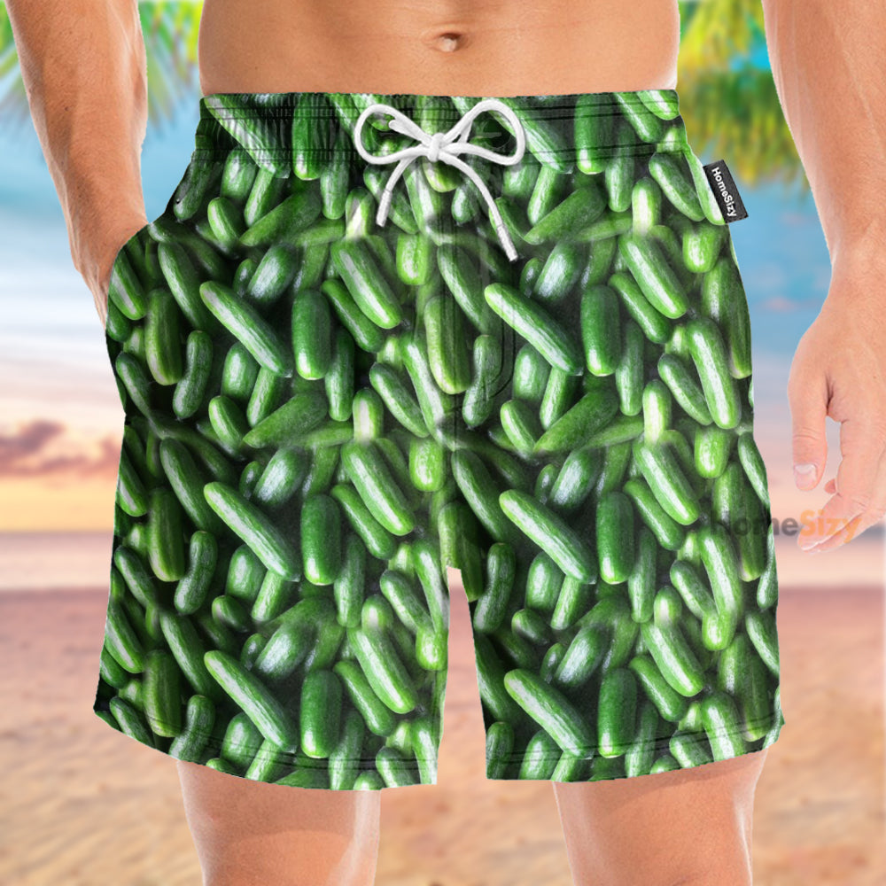 Pickles Seamless Pattern - Beach Shorts