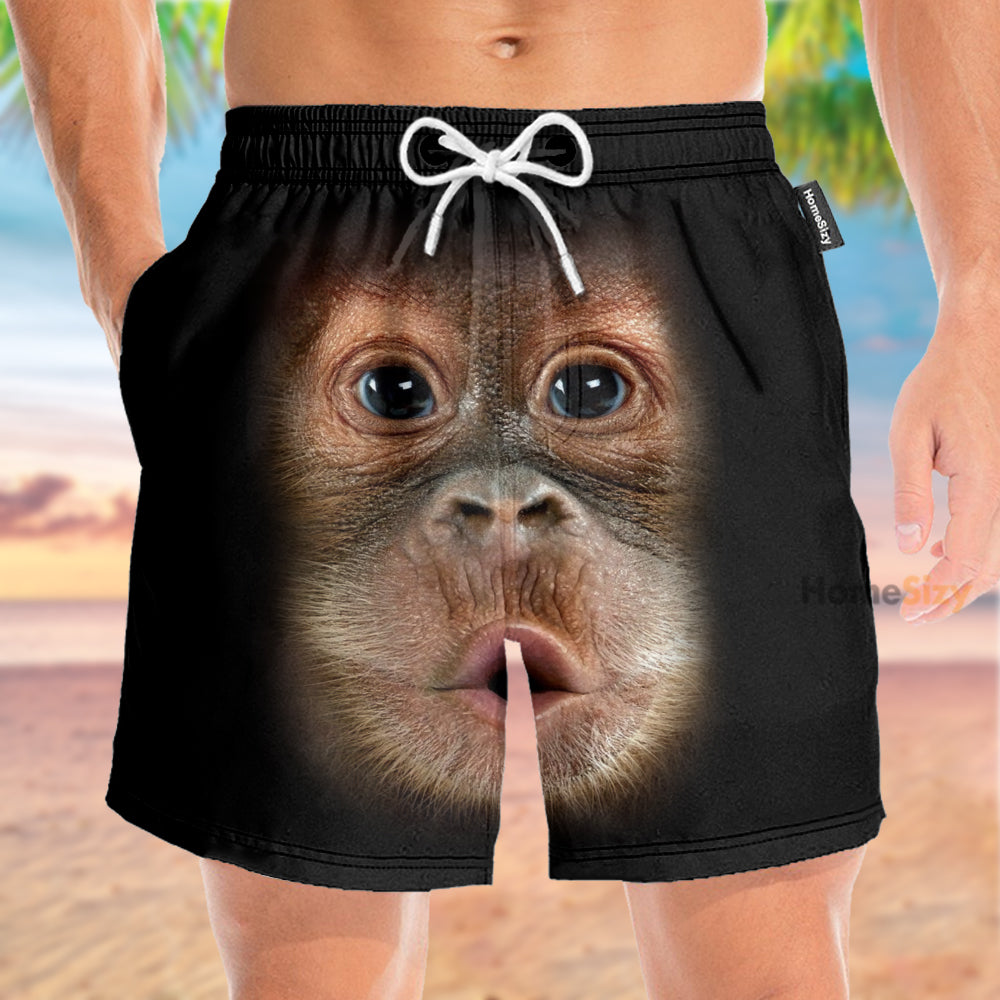 Monkey Cosplay Costume Funny - Beach Shorts