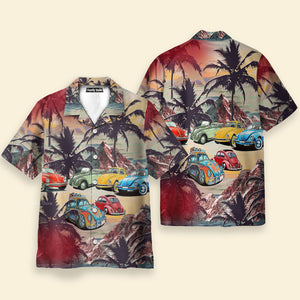 Tropical Beach Bug Car Aloha - Hawaiian Shirt Summer Vibe