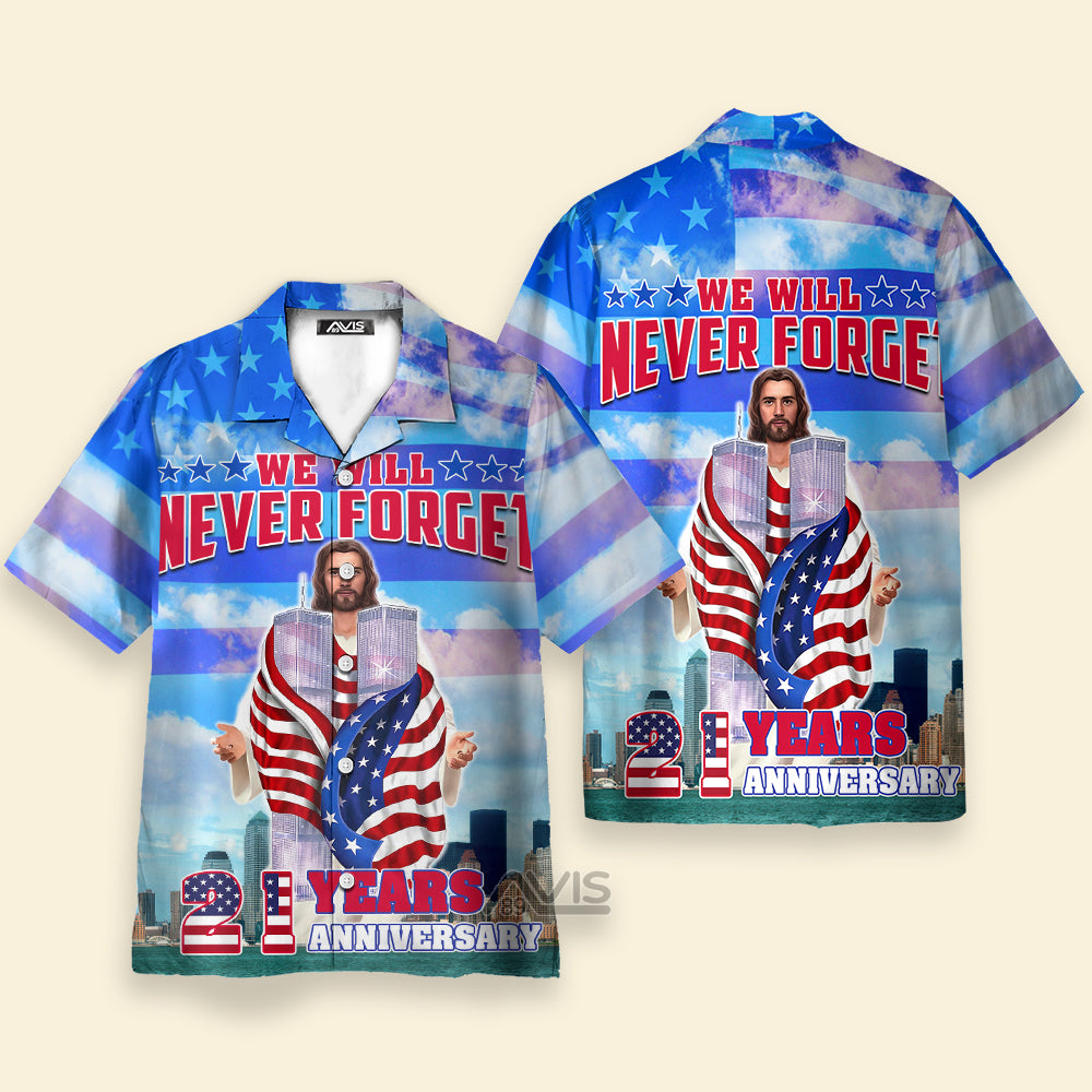 Avis89 Patriot Day 911 We Will Never Forget - Hawaiian Shirt