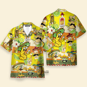 Avis89 Tacos Tequila Yellow Aloha - Hawaiian Shirt