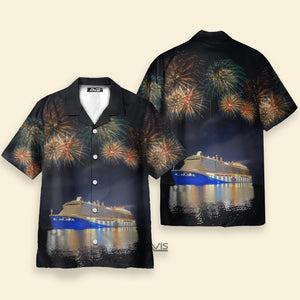 Avis89 Us Cruise Mardi Gras 4Th Of July - Hawaiian Shirt