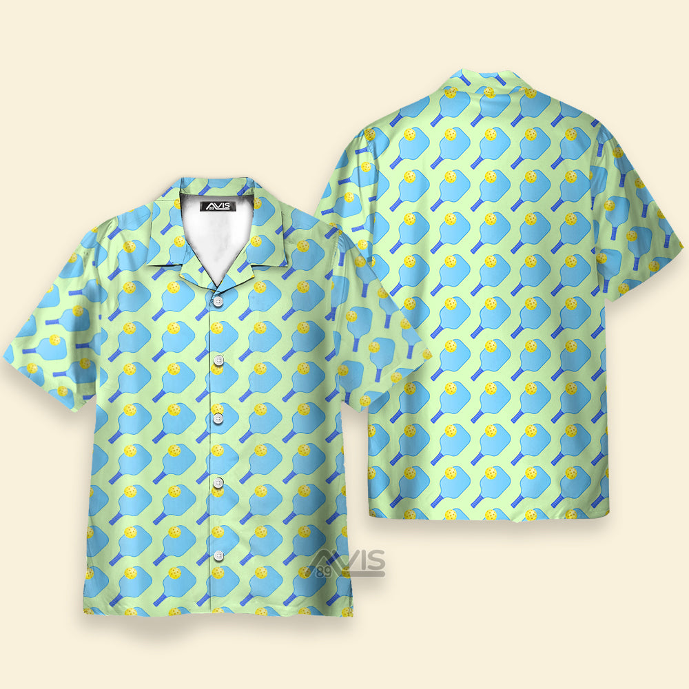 Avis89 Pickleball Blue Nature - Hawaiian Shirt 