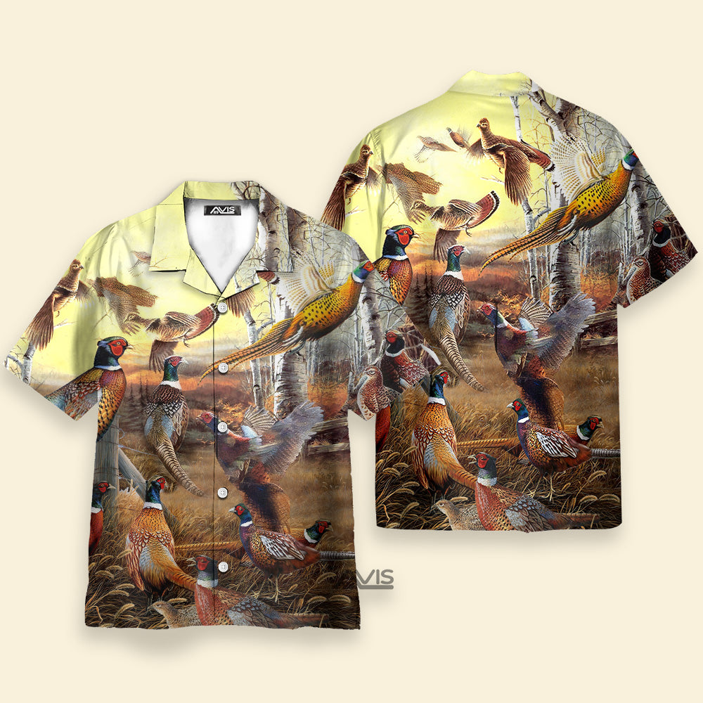 Avis89 Hunting Animals Its Time For Pheasant Hunting - Gift For Hunting Lovers - Hawaiian Shirt