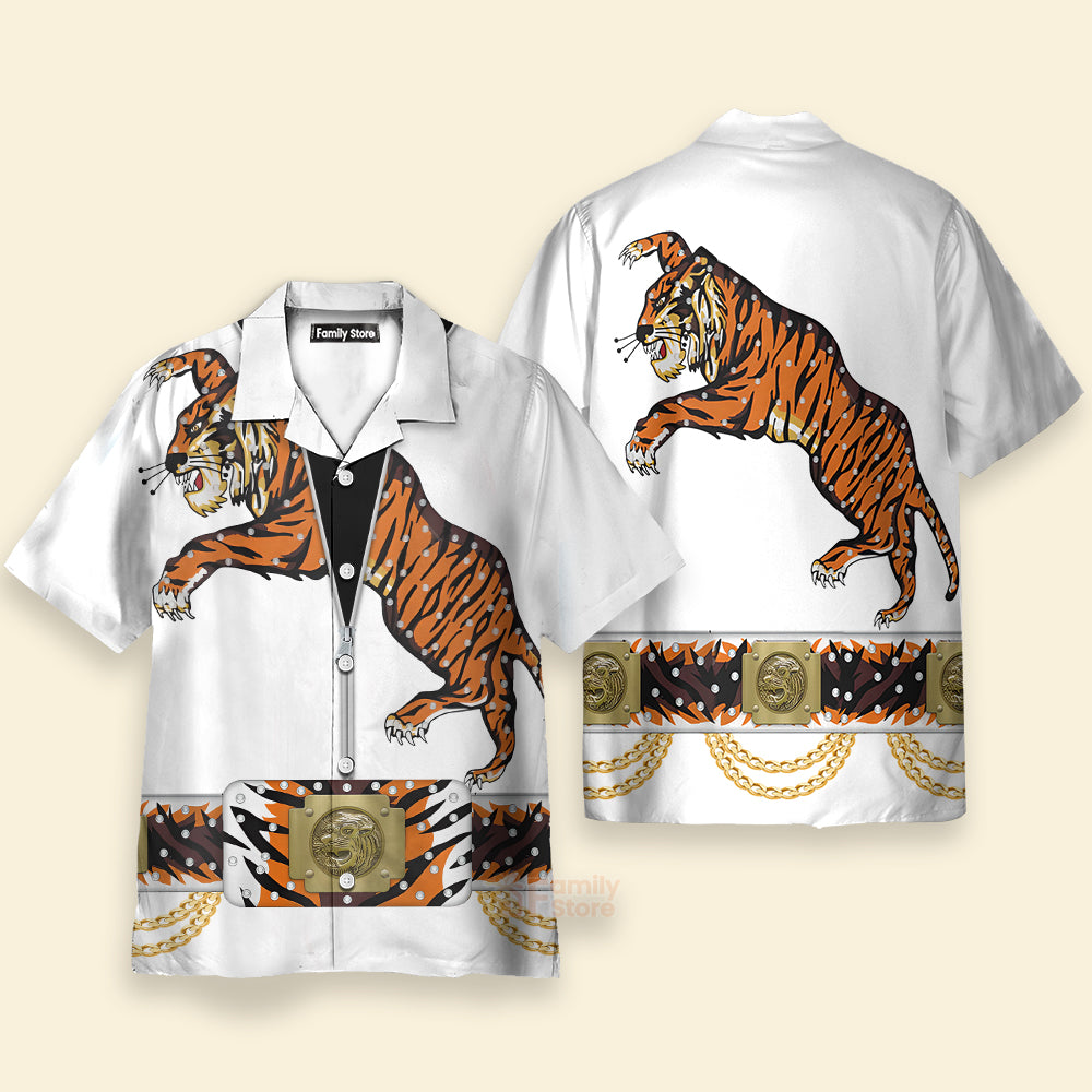 Elvis Tiger Unisex Costume Cosplay - Hawaiian Shirt