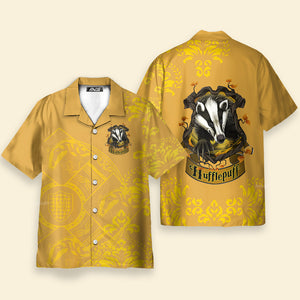 Wizard And Witch Hufflepuff Summer Vibe Costume Cosplay - Hawaiian Shirt