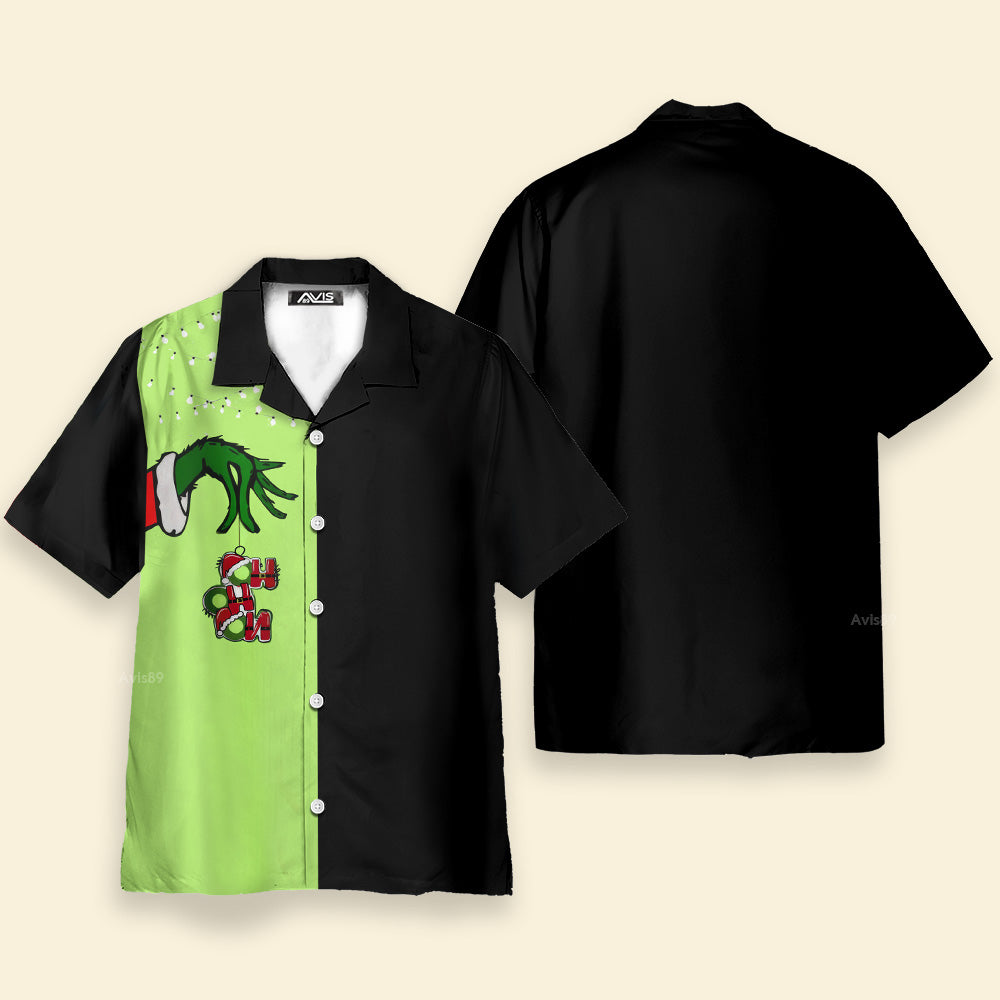 Christmas Monster Black - For Men And Women - Hawaiian Shirt