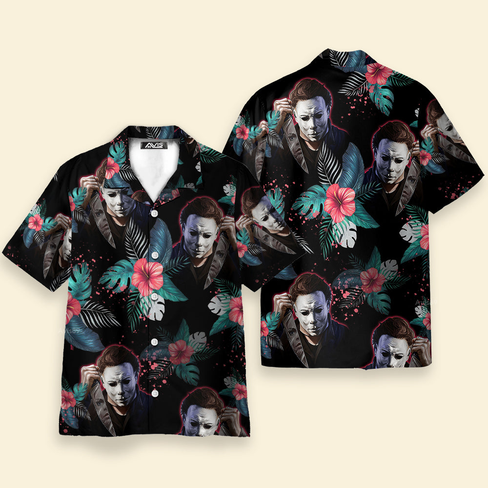 Halloween Michael Myers Halloween Tropical Style - Hawaiian Shirt