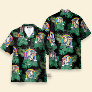 Avis89 Corgi The Predator Hawaiian Shirt