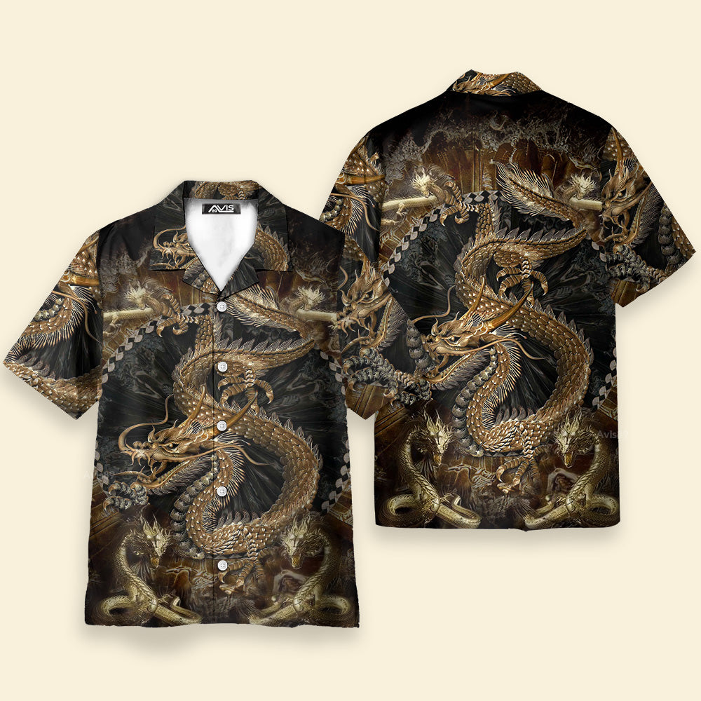 Dragon Love Life Colorful - Gift For Men And Women - Hawaiian Shirt