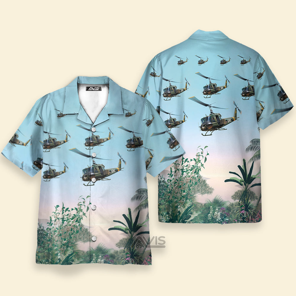 Avis89 Us Army Helicopter - For Men And Women - Hawaiian Shirt