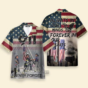 Avis89 USA Never Forget 9-11 Aloha - Hawaiian Shirt