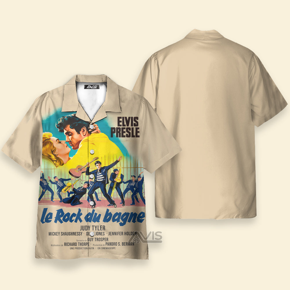 Avis89 Elvis Presley Le Rock Du Bagne - Hawaiian Shirt