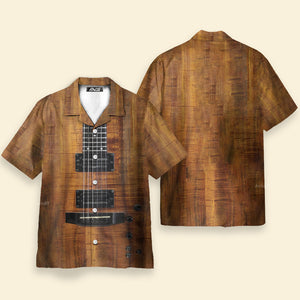 Acoustic Electric Guitar Costume Cosplay - Hawaiian Shirt