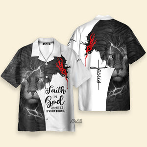 Avis89 Christian Jesus Aloha - Hawaiian Shirts