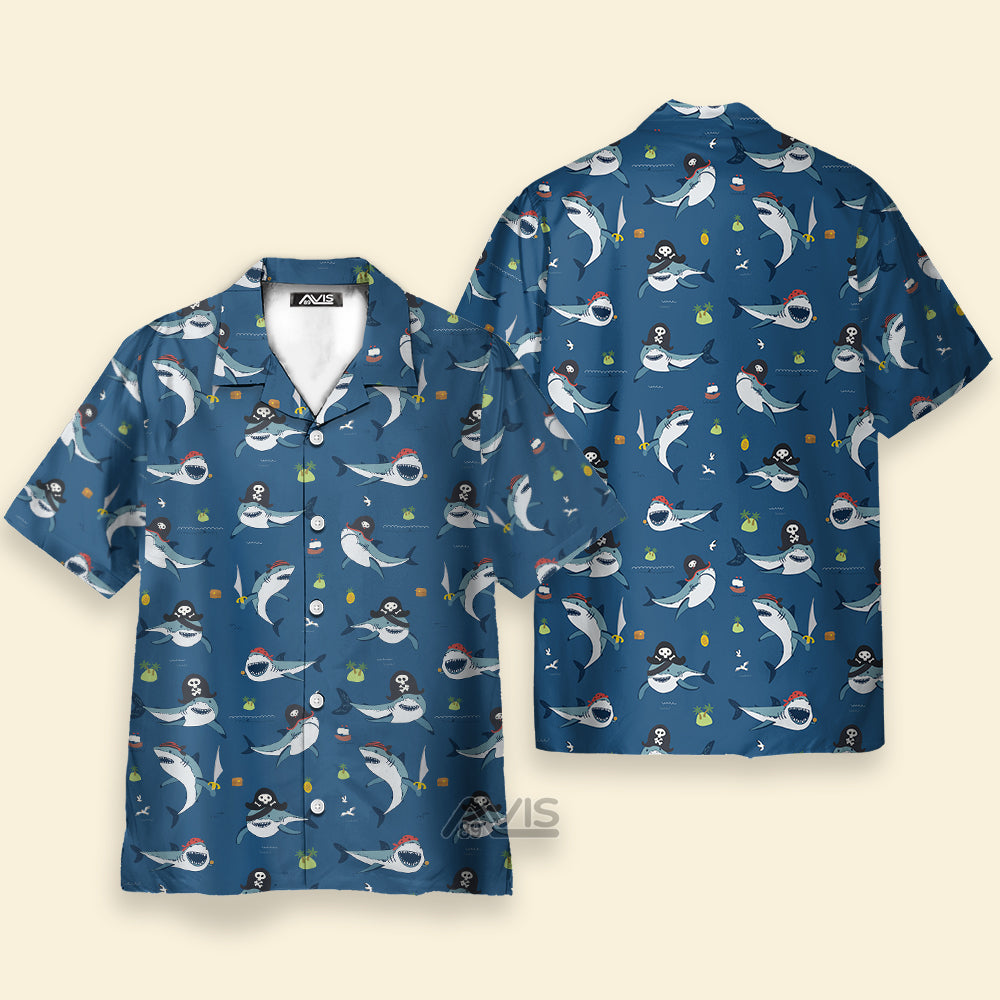 Avis89 Shark Pirates - Hawaiian Shirt