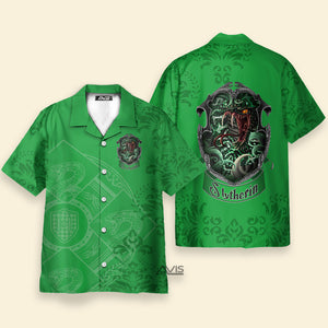 Avis89 Wizard And Witch Slytherin Summer Vibe Costume Cosplay - Hawaiian Shirt